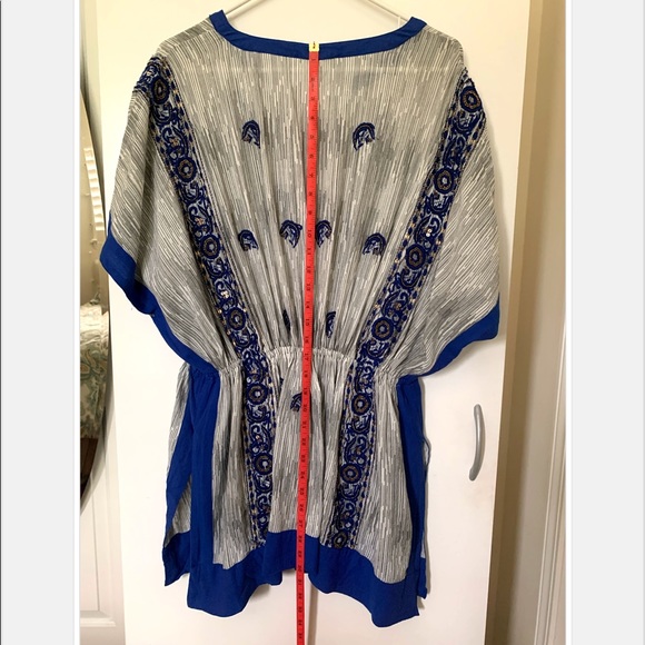 Anthropologie Floreat Embroidered Top or Cover Up - Picture 5 of 6